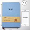 A5A6 Bloco de notas de tecido de linho cru Caderno Linha de bloqueio Caderno de conveniência para escrita com abertura de 360 graus