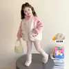 Chaqueta de Felpa para Niñas, Suéter Grueso de Lana para Niños, Nuevo Estilo Otoño e Invierno 2025, Ropa de Invierno de Terciopelo de una Pieza para Bebé Niña