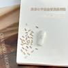 Libro Rojo Pequeño Explosiones Color Champagne Diamante para Uñas Joyería Súper Brillante Amor Gotas de Agua Plana Forma Especial Diamante de Imitación Decoración para Uñas