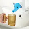 Extensor de Torneira Infantil Canaleta Guia de Água Dispositivo Guia de Água Estendido Fofo Extensor de Silicone para Lavagem das Mãos Desenho Animado para Bebê