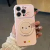 Urso de Desenho Animado Fofo Pato Aplicável ao iPhone 18 Pro Max Capa de Celular com Suporte Giratório Apple 17 Capa Protetora