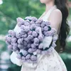 Manta con Ramo de Rosas Producto Terminado Manta Tejida a Mano Regalo Qixi para Esposa Novia Novio Cubierta para Siesta
