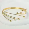 Pulsera Cruzada Europea y Americana de Flor Hueca Mariposa Nicho de Alto Grado Temperamento Anillo de Brazo Personalidad Exagerada Nueva Joyería de Brazo para Mujeres