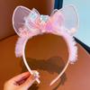 Diadema para el cabello de niños Lindo Dibujo Animado Sanrio Tocado Lazo Exquisito Lentejuelas Súper Lindas Orejas Grandes Accesorios para el Cabello de Niñas