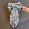 Horquilla de Pelo con Lazo Grande Exagerado de Cinta Moda Simple y Generosa de Satén para la Parte Posterior de la Cabeza Pinza de Resorte Pinza Superior para Niña Accesorios