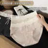 Ropa Interior de Algodón Puro para Mujer 10A Probiótico Entrepierna Extendida Colorido Algodón Sin Teñir Color de Contraste Cintura Media Cómodos Panty Shorts para Niña