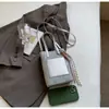 Bolsa Quadrada Pequena Tendência de Luxo Portátil 2025 Novo Estilo Coreano Moda Simples Bolsa de Ombro Design de Nicho Bolsa Transversal