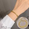 [Acero de titanio de cuerpo completo] dongdaemun personalidad dardo estilo frío temperamento pulsera de cadena femenina celebridad en línea retro novias