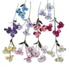 Flores Artificiales con Tres Cabezas, Flores Falsas para Decoración de Jardín, Decoración del Hogar, Arreglos Florales para el Hogar, Ramos de Flores, Decoración del Hogar