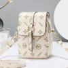 Bolso cuadrado pequeño sencillo de estilo coreano, moderno y versátil, bandolera de hombro, minibolso para teléfono móvil para mujer.