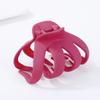 Cross-border simples acrílico Macaron Cor Grab Clip Borracha Pintura Grande Banho Costas Cabeça Hairpin Hairpin Headwear