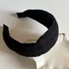 Fio de Chiffon Coroa Alta Versão Larga Faixa de Lã para Mulheres Nova Faixa de Pelúcia para Lavar o Rosto Grampo de Cabelo Acessório de Cabelo