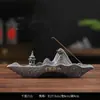 Soporte de Incienso Qianli Jiangshan Cerámica Zen China Rocalla Inserto de Incienso Adornos Hogar Sala de Estar Entrada Mueble de TV Quemador de Incienso