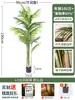 Palmera Areca Artificial Grande de Lujo de Gama Alta, Planta Verde, Árbol Falso, Planta de Bambú Cola de Fénix para Decoración de Paisajismo Tropical de Interiores