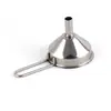 Mini funil de filtro de líquido de aço inoxidável para uso doméstico, mini funil para despejar óleo, funil de vinho de pequeno diâmetro, ferramenta de medição de vinho