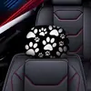 Producto Nuevo Transfronterizo Tume Se Puede Enviar con Etiqueta Adjunta, Funda de Almohada para Coche con Lindo Diseño de Huella de Pata, Decoración para Coche Funda de Almohada Todo Incluido