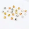 Contas de Lanterna com Padrão Vertical em Ouro 18K, Contas Losango, Contas Espaçadoras, Pulseira de Contas, Colar, Acessórios para Joias DIY, Atacado de Contas D93