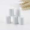 Fabricantes de figuras de vidrio de estrella cosméticos botella de aceite de esencia de vidrio botella de bola rodante cubierta de plástico antirrobo de 18 dientes PP blanco material excelente