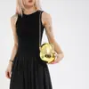 Bolsa de Muñeca de Moda de Venta Caliente Transfronteriza, Nuevo Estilo, Elegante Bolso Ovalado con Perlas, Bolso Cruzado para Hombro, Bolso de Noche para Bodas y Fiestas