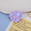 Cuentas de acrílico con forma de lazo y corazón para dijes de bolso, correas de teléfono, pulseras, collares, ropa, llaves y accesorios para teléfono hechos a mano DIY