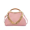 Bolsa de Cena Transfronteriza, Bolso Popular de Axila Texturizado, Bolso de Cadena de Moda, Nuevo Bolso de Pinza 2025, Bolso Bandolera de un Solo Hombro