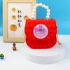 Bolso Bandolera Vanguardia para Hombro Niños Bandolera Bolso de Mano Perla Burbuja Bolso Bandolera de Silicona para Hombro Bolso Gelatina