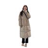 [En stock] abrigo acolchado de algodón para mujer invierno nuevo abrigo acolchado de algodón largo medio sobre la rodilla estilo coreano holgado engrosado abrigo acolchado de algodón