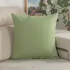Lino Engrosado Doble Cara Color Sólido Simple Almohada Grande de Tiro Cubierta de Respaldo para Ventana de Bahía Oficina Dormitorio Sala de Estar Sofá Coche Soporte Lumbar