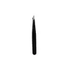 Pinzas para Cejas de Acero Inoxidable Pinzas para Cejas Pinzas para Pestañas Postizas Depilador de Barba Ceja Delgada Herramienta de Belleza para Maquillaje Boca Oblicua Negro Rosa