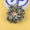 Fabricantes de origen 4cm con núcleo accesorios de flor hechos a mano accesorios para ropa zapatos y sombreros arte en tela departamento de flores flores decorativas diy