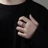 Anillo Ábaco para Hombres y Mujeres, Diseño Estilo Ins, Anillo para Dedo Índice Retro Étnico, Anillo Abierto de Moda con Moneda de Cobre, Anillo de Moneda de Cobre