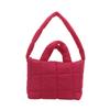 2026 Nueva Bolsa Tote de Gran Capacidad para Mujer, Simple, Casual, Versátil, Algodón Pluma, Bolso de Mano/Hombro de Moda para Viajar