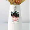 Li Ming Acrílico Blanco Trasero Llavero Doble Cara Colgante Bolsa Colgante Mochila Colgante Merchandising de Celebridades Personalizable con Tu Propia Imagen