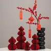 Calabaza Roja Decoración Decoración de Apertura Nuevo Estilo Chino Casa de Estudio Regalo de Inauguración Boda Porche Calabaza de Papel Panal