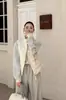 Chaleco de plumón Yuyan Otoño/Invierno Nuevo 90% Plumón de Pato Blanco con Cuello Alto para Viajes Diario para Mujer, Abrigo Cálido que Ceñe la Cintura