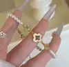 Nuevo Pulsera de Flores Bordadas Estilo Chino Retro Diseño de Nicho Elegante Exquisito Moda Elegante Versátil Único Pulsera