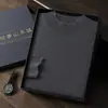 Suéter de cachemira de cuello alto medio para hombre, capa base de lana simple para otoño e invierno, suéter de punto holgado