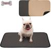 Almohadilla lavable de color sólido para orina de mascota antideslizante transpirable absorbente almohadilla para orina de perro algodón Teddy golden retriever entrenamiento orina colchón para perro