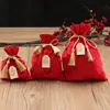 Bolsa de dulces para boda, bolsa de dulces de mano para boda, venta al por mayor, caja de regalo de terciopelo para dulces de boda, bolsa de dulces para regalo de compromiso