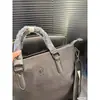 Bolsa de Mão para Viagem de Negócios, Pasta Masculina, Bolsa para Documentos de Grande Capacidade, Bolsa Transversal Multifuncional para Computador