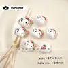 Acessórios DIY Gatinho de Natal Fofo Contas Materiais Artesanais Acessórios de Pingente Materiais Artesanais Acessórios Contas Fofas