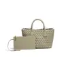 Bolso Tejido Artesanal Vintage Francés Cesta Portátil para Verduras Bolso para Mujer 2025 Nuevo Bolso de Hombro Cruzado de Gama Alta Combinable con Todo