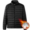 Chaqueta acolchada de algodón ligero anti-temporada para hombre, ultra delgada, ligera, fina, talla grande, para hombre gordo, nueva