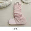 Calcetines largos finos de verano grises estilo miu con rayas verticales para mujer, nuevos negros, adelgazantes, calcetines de pantorrilla estilo jk japonés caídos