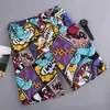 Calça de praia shorts para meninos sunga shorts casuais largos masculinos calça esportiva calça masculina de cinco pontas secagem rápida nova calça de praia