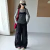 Conjunto de Dos Piezas de Manga Larga a Rayas para Niñas, Moda Coreana Otoño 2026, Nuevo Estilo