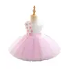 Vestido de verano para niña, nueva colección 2026, vestido de cumpleaños para niña de un año, vestido de fiesta estilo princesa