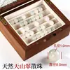Contas soltas de seda dourada de jade Yun natural, acessórios para pulseira DIY, contas de ábaco estilo antigo, contas de abóbora, contas de acento para pulseira de seda dourada de jade
