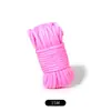 Productos para adultos Juguetes sexuales SM Cuerda de cáñamo de 10 m para que la usen las parejas para bondage, cuerda de algodón puro con puntas metálicas, venta al por mayor