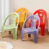 Silla Prince Silla con Respaldo de Plástico Sillón Engrosado Silla Baja Taburete de Plástico para Niños Silla de Ocio Silla de Comedor para Exterior